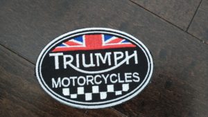 Triumph Ducati Embroidered Patch, Sticker, Badge