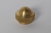 NUT - BRASS - CAN USE 00-0623 CHROME (BEAD BLAST TO REMOVE CHROME IF DESIRED)