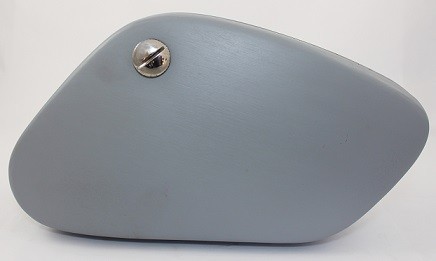 TOOL BOXES c/w LIDS & KNOBS- KIDNEY-SHAPED-AJS MATCHLESS (PR)*