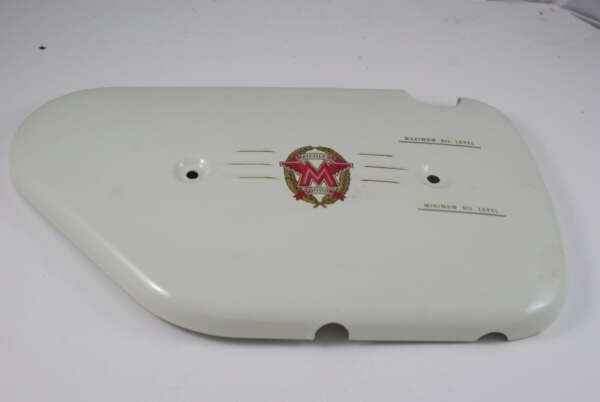 COVER - OILTANK COVER - WHITE - NOS - MATCHLESS CS CSR*