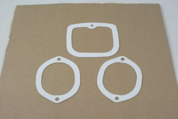 SET--GASKETS - ROCKERCOVER GASKETS - SILICONE - (SET OF 3)