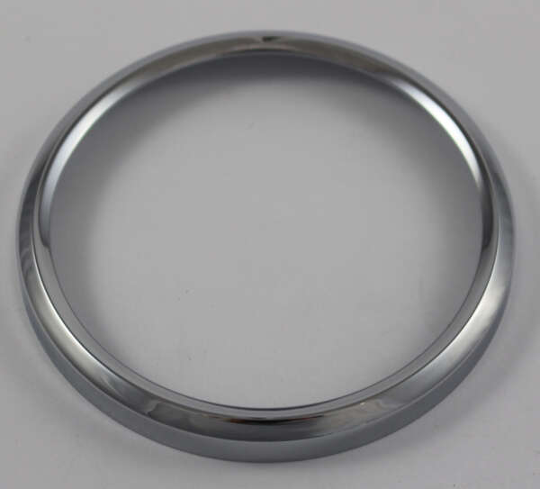 BEZEL 88mm -ROLL-ON CRIMP-ON TYPE FOR SMITHS MAGNETIC INSTRUMENT 22M -CHROME -UK