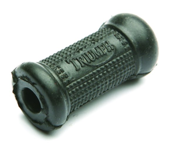 RUBBER - GEARCHANGE LEVER - w/CLASSIC TRIUMPH LOGO - TRIUMPH 1946-67