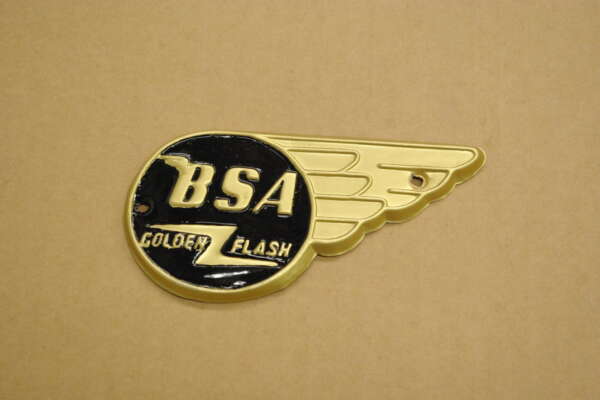 TANK BADGE - GOLDEN FLASH - LEFT SIDE