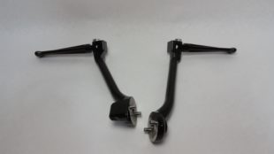 ASSEMBLY--FOOTRESTS - LEFT & RIGHT c/w FITTINGS - FOLDING TYPE - TRI TR6C