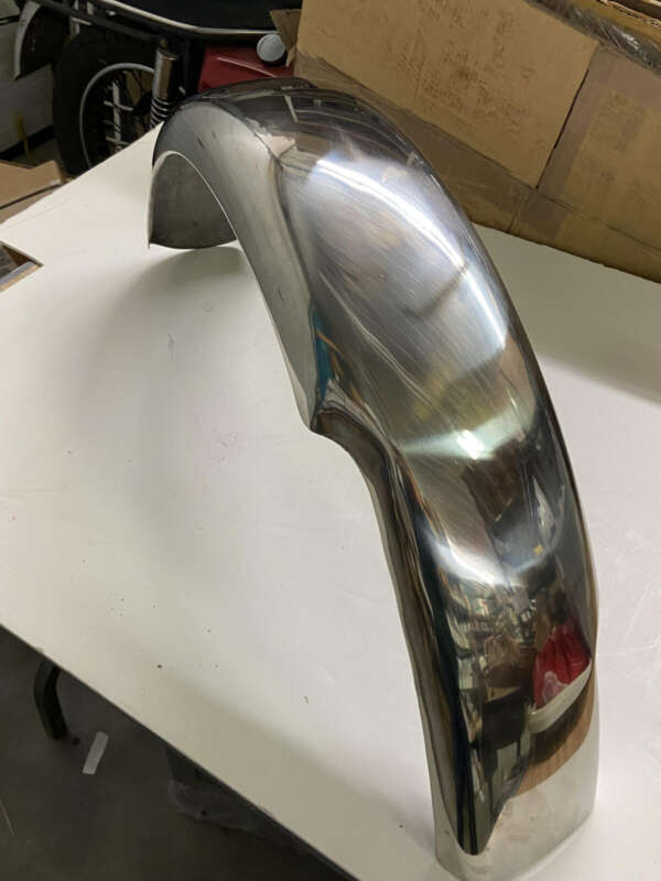 FENDER - REAR FENDER - STAINLESS STEEL - UK-MADE