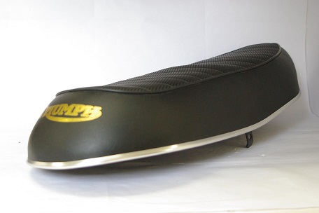 SEATCOVER BASKETWEAVE -GOLD LOGO -CHR TRIM INCL LEIGHTON -69-70 TRI T100/120/150