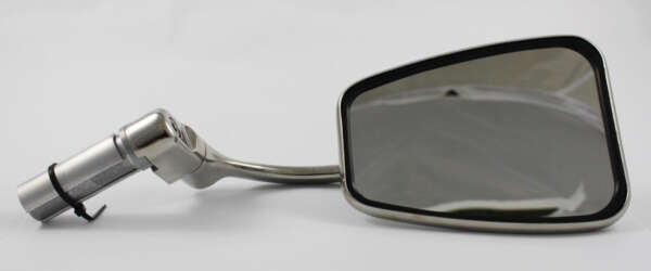 MIRROR - RECTANGULAR - BAR END - HALCYON w/"MADE IN ENGLAND" STAMPED ON ARM - N