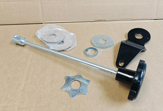 ASSEMBLY--STEERING DAMPER c/w ROD KNOB ETC- BSA