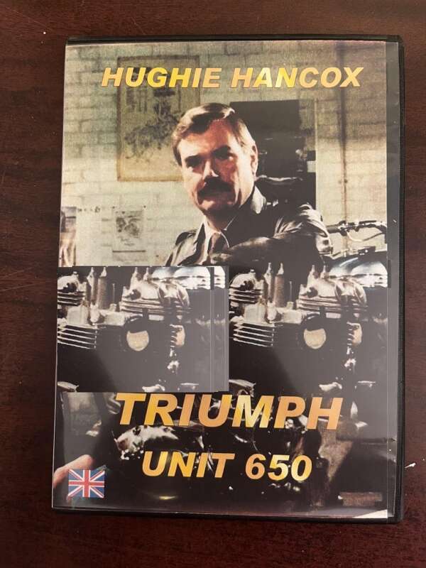 DVD - ENGINE REBUILD with HUGHIE HANCOX - TRIUMPH UNIT 650