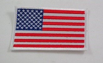 ACCESSORY: PATCH 4" WIDE x 2.5 - AMERICAN FLAG
