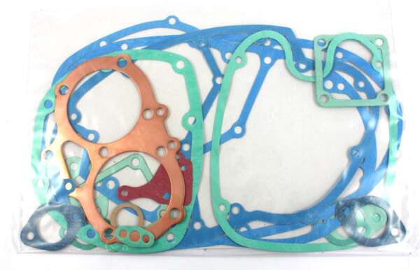 SET--ENGINE GASKET SET w/SOLID COPPER HEAD GASKET - 1967-70 BSA A65 TWIN
