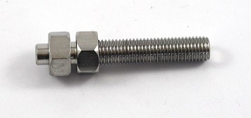 ASSEMBLY--WHEEL ADJUSTER AND LOCKNUT - STAINLESS - N - REAR