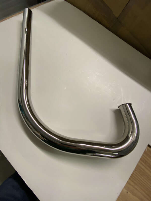 EXHAUST PIPE SINGLE CYLINDER -NOS -18, 50 ES2 - PRE-FEATHERD*