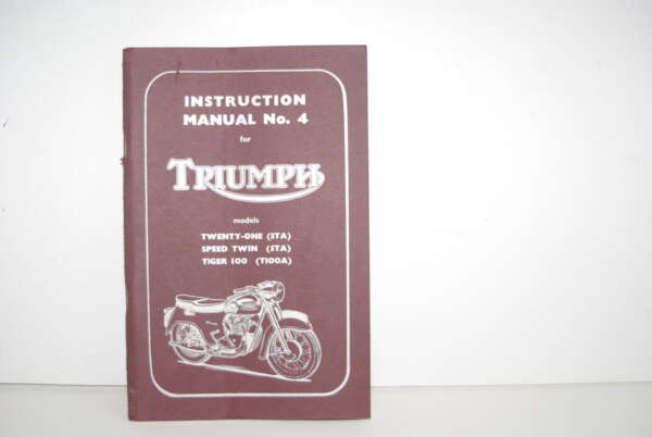 PUBLICATION: ORIGINAL NEW OWNERS HANDBOOK - 1962-64 350/500 TRIUMPH TWINS