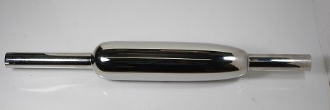 MUFFLER 1-3/8" - TJ WASSELL ENGINEERING - BURGESS STYLE FOR TRI T140 (EA)