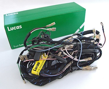 WIRING HARNESS - CLOTH-COVERED - GENUINE - 1971-74 COMMANDO