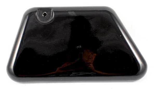 SIDECOVER - LEFT - BLACK - FIBERGLASS - PRE-1971 NORTON FASTBACK