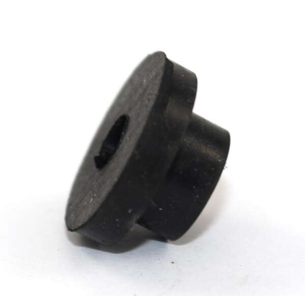 GROMMET - SIDECOVER TOP HAT - (FITS INSIDE OF PANEL) - RUBBER