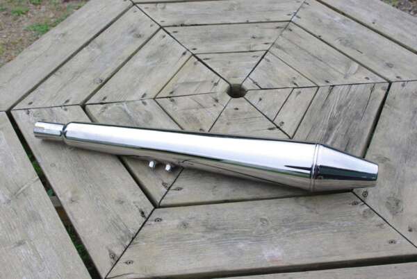 MUFFLER -MOUNTING BOSSES WELDED -STRAIGHT-THRU TYPE -TJW-COMM (EA)