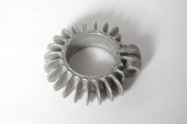 CLAMP - FINNED EXHAUST CLAMP - BSA A7 A10 A65 - (ALUMINUM AS ORIGINAL)
