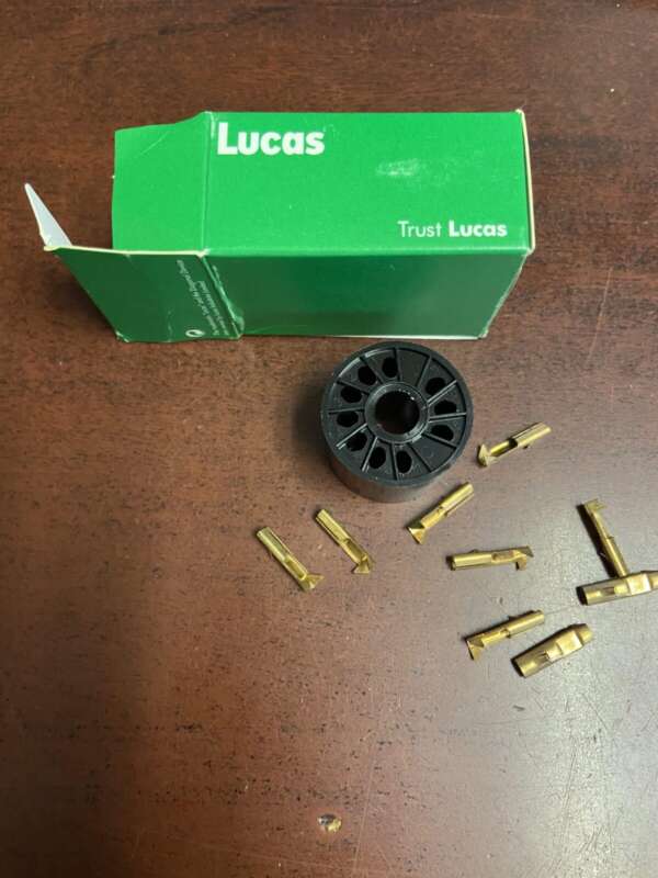 ASSEMBLY--SOCKET ASSEMBLY / LIGHTING SWITCH c/w COPPER WIRING CONNECTORS - LUCAS