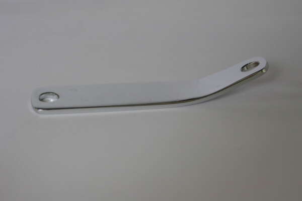 BRACKET - EXHAUST PIPE BRACKET FOR UPSWEPT PIPES - CHROME - TRI T100C*