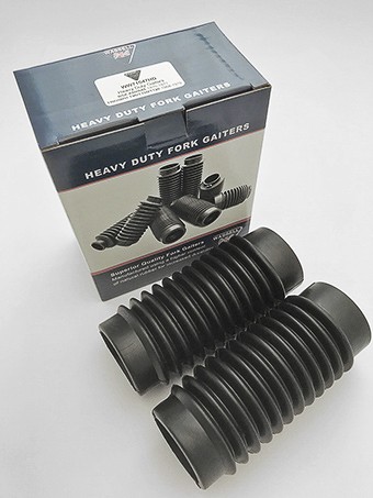 GAITERS - FRONT FORKGAITERS HEAVY DUTY - 1968-70 TRI T90 T100 T120 T150 (PR)