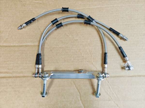 BRAKE HOSE KIT - TWIN DISCS - FOR US EXPORT BARS*