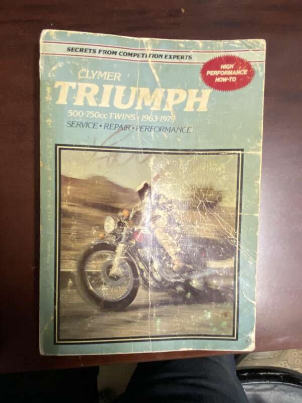 CLYMER TRIUMPH 500-750 TWINS 63-79 MANUAL - USED
