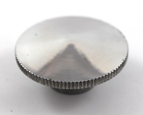 KNOB - SEAT SECURING KNOB - DOMED - ALUMINUM - GENUINE