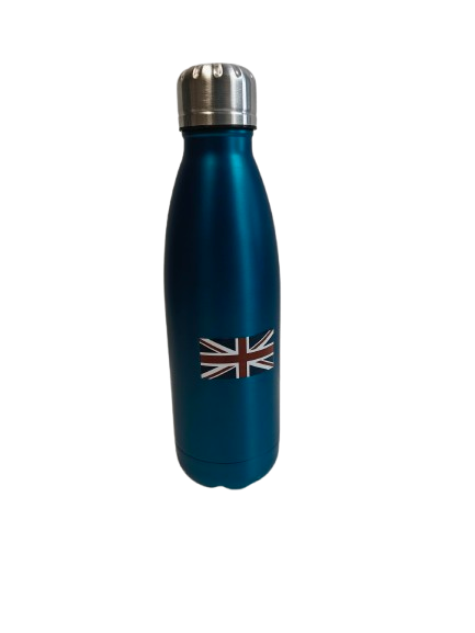 Union Jack Water Bottle - Blue