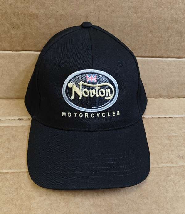 Unisex Cap/Hat - Norton - Embroidered - Black